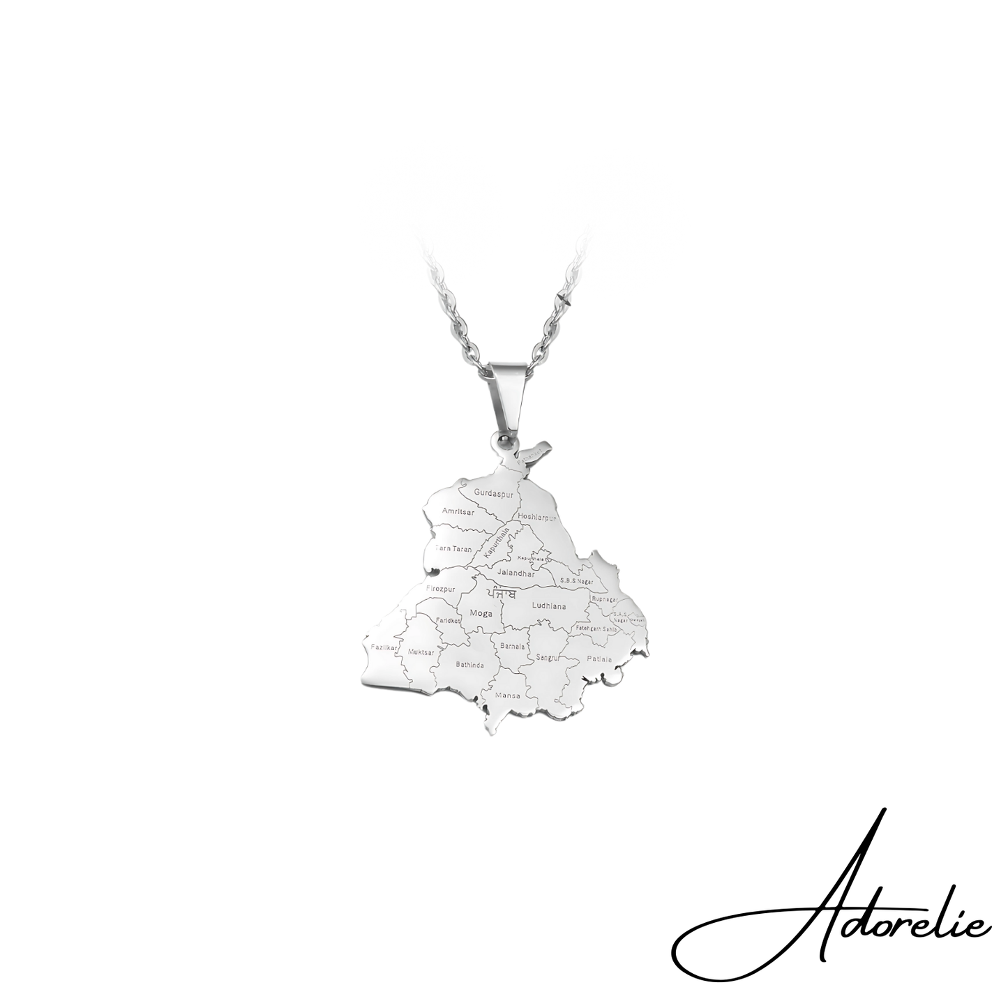 Adorelie⢠Indienš®š³ Halskette mit Karte