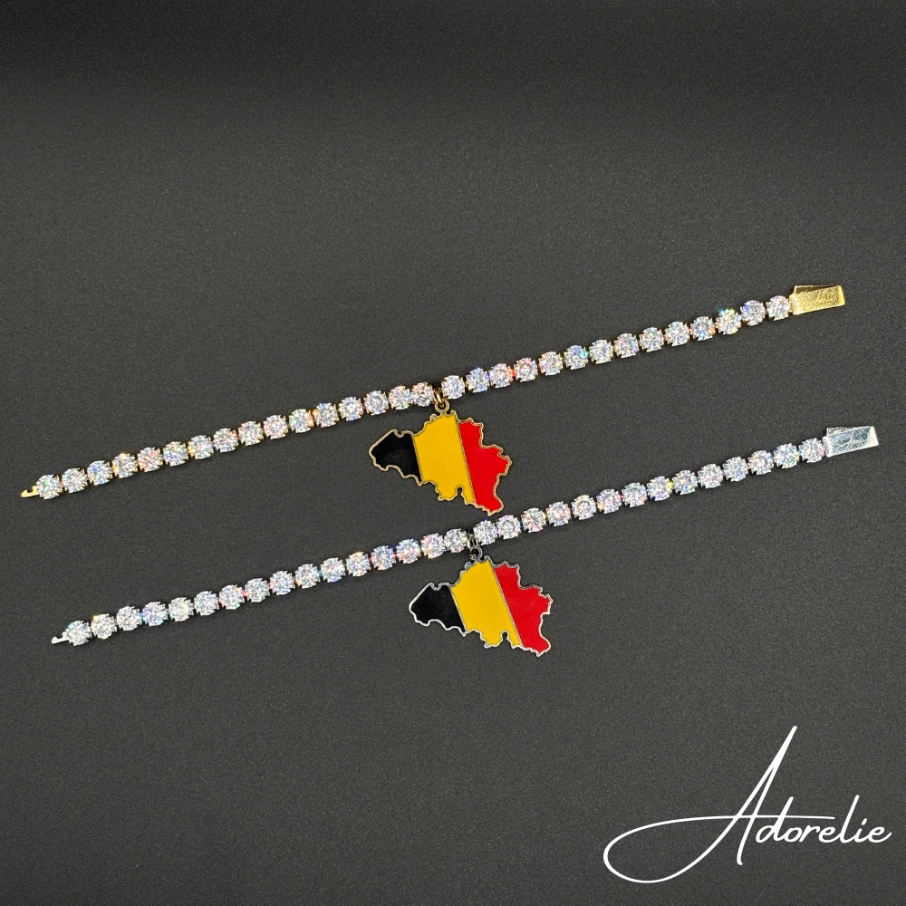 Adorelie™ Nationbands Belgien🇧🇪