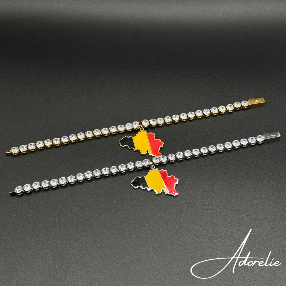 Adorelie™ Nationbands Belgien🇧🇪