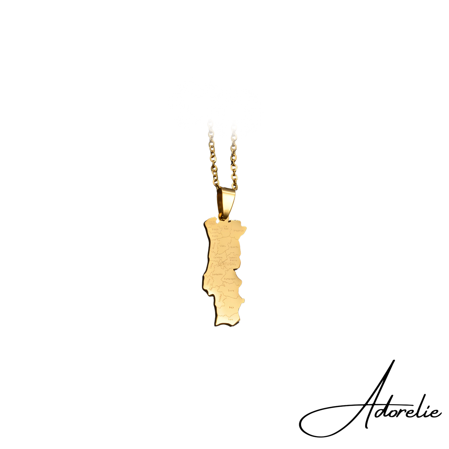 Adorelie⢠Portugalšµš¹ Halskette mit Karte