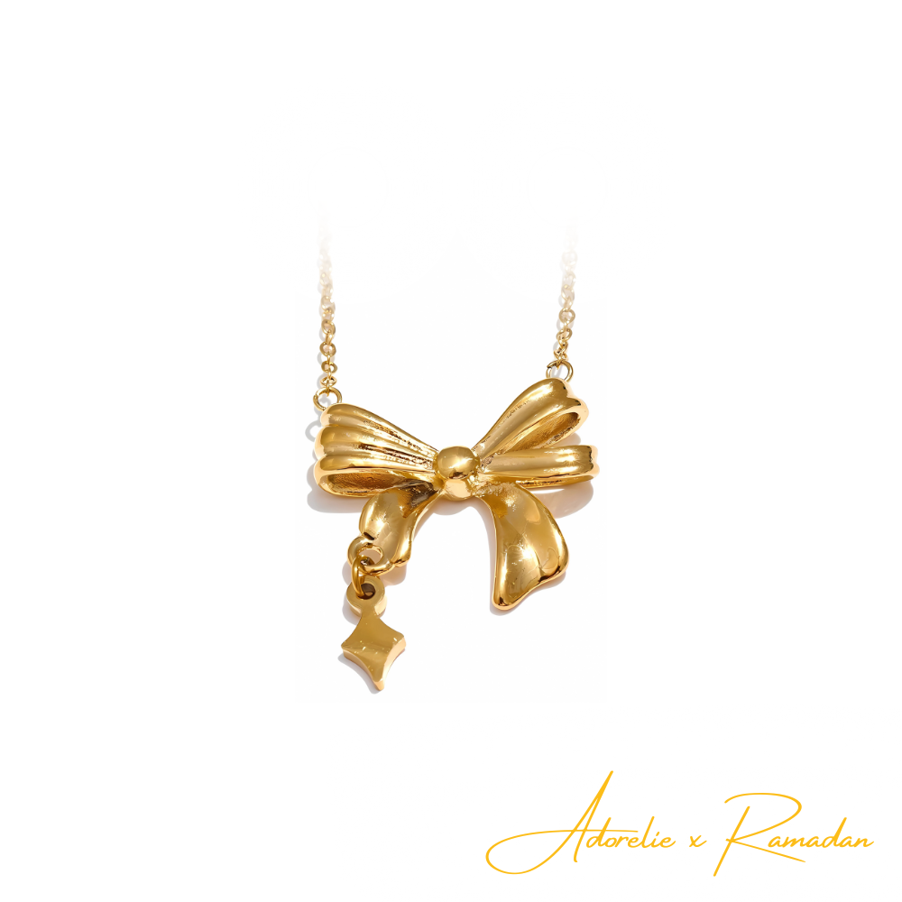 Adorelie™ Schleife eines Stars Halskette
