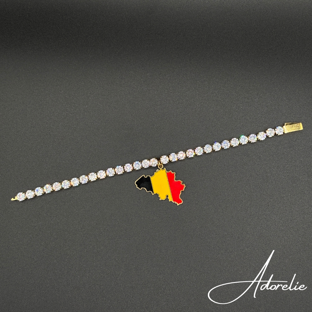 Adorelie™ Nationbands Belgien🇧🇪
