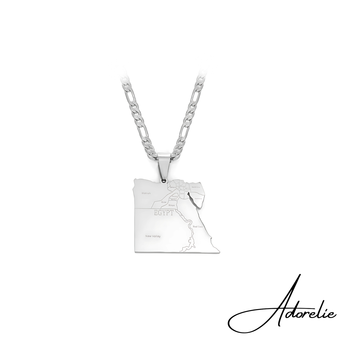 Adorelie™ Egypt🇪🇬 Necklace with Map