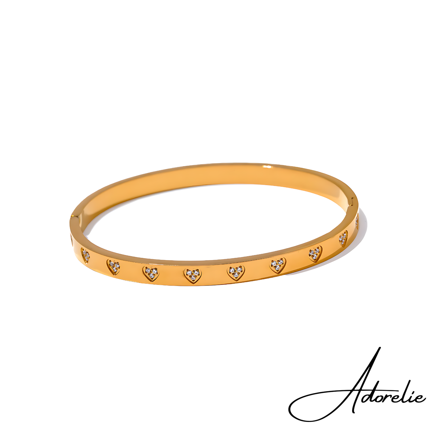 Adorelie™ Bracelet of Won Hearts