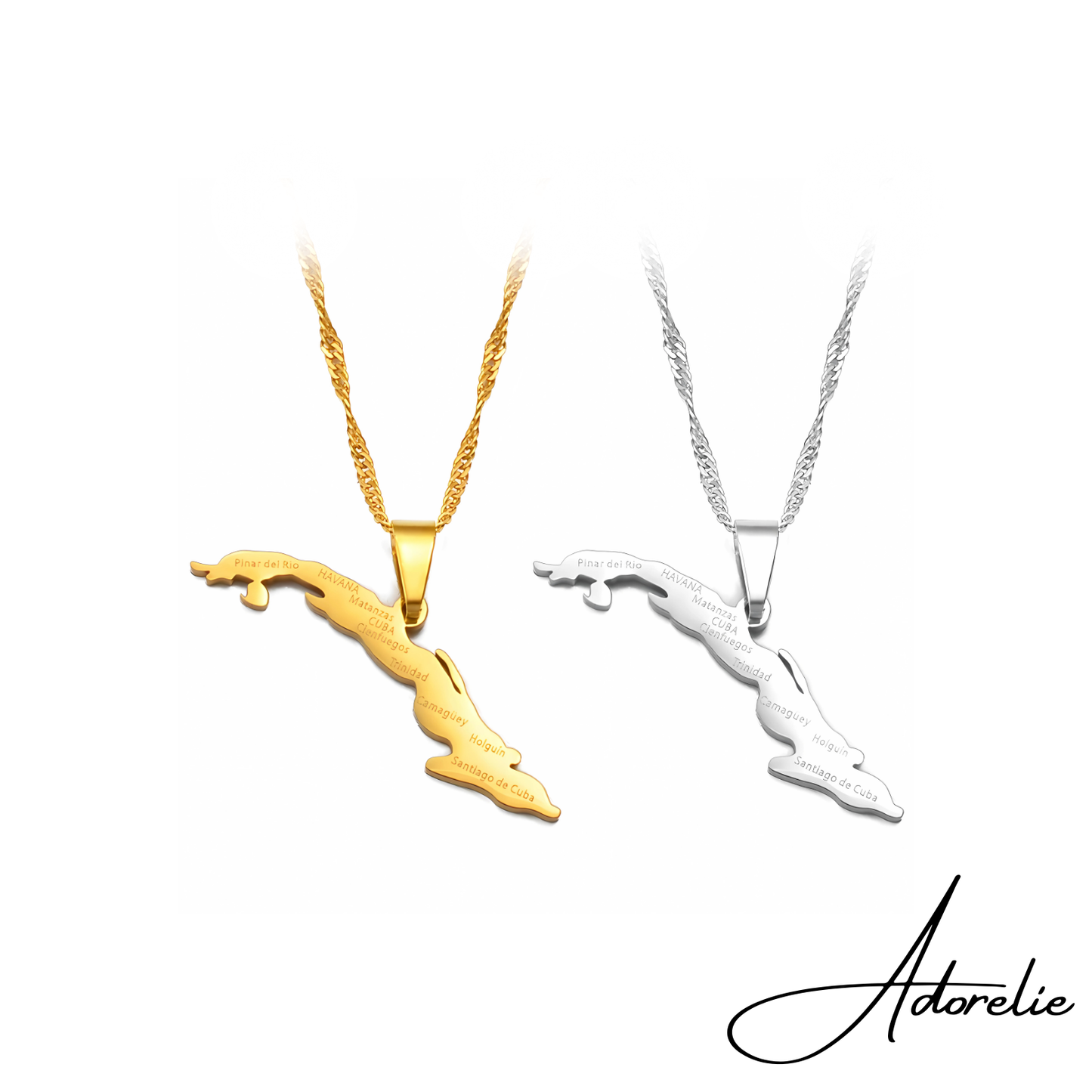 Adorelie™ Cuba🇨🇺 Necklace with Card