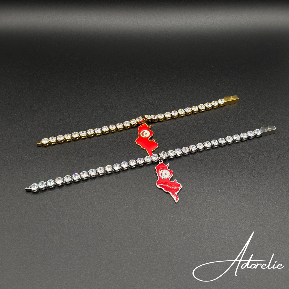 Adorelie™ Nationbands Tunesien🇹🇳