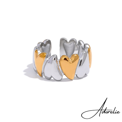 Adorelie™ Ring of Melted Hearts
