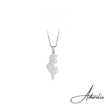 Adorelie™ Tunisia🇹🇳 Necklace with Card