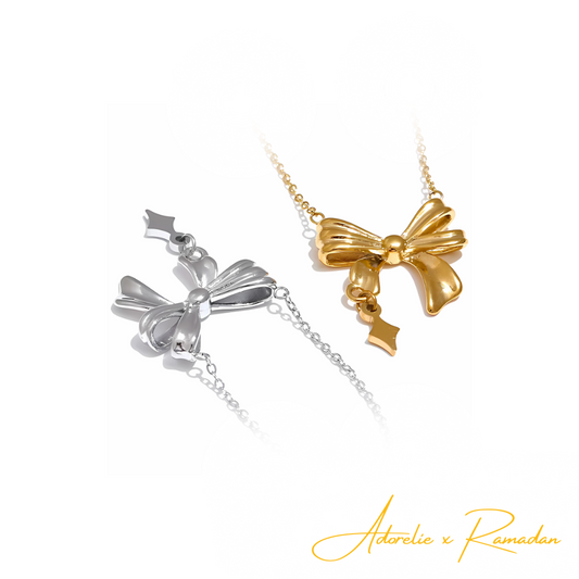 Adorelie™ Schleife eines Stars Halskette