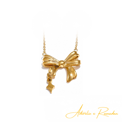 Adorelie™ Schleife eines Stars Halskette