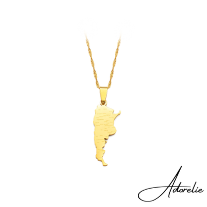 Adorelie™ Argentina🇦🇷 Necklace with Map