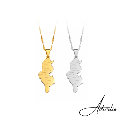 Adorelie™ Tunisia🇹🇳 Necklace with Card